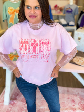 Faith Over Fear Tee 🎀✝️