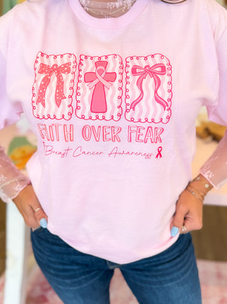 Faith Over Fear Tee 🎀✝️
