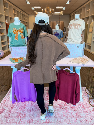 Cozy Ribbed Knit Pullover