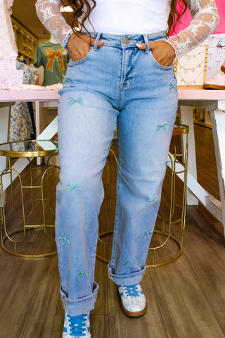 Risen Bow Jeans
