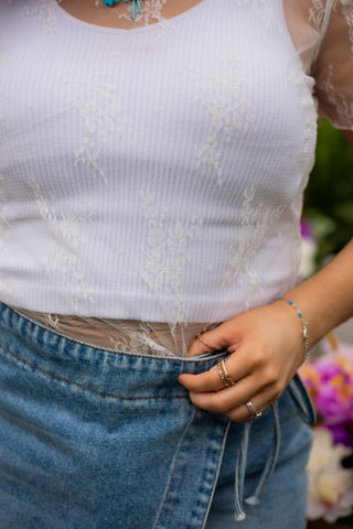 Sheer Love Short Sleeve Top