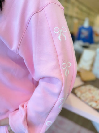 Pink Bow and Cozy Lounge Top 🎀 Plus