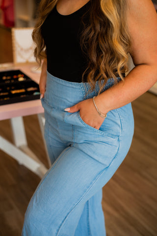 Soho Light Wash Denim Pants