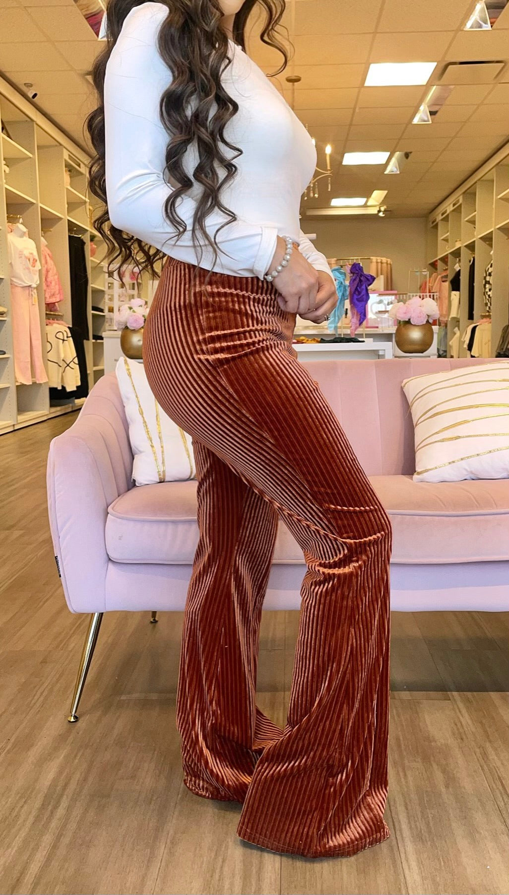 Daisy Fit and Flare Pants