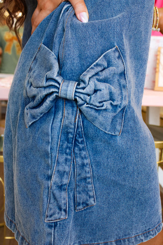Denim and Bows Dress