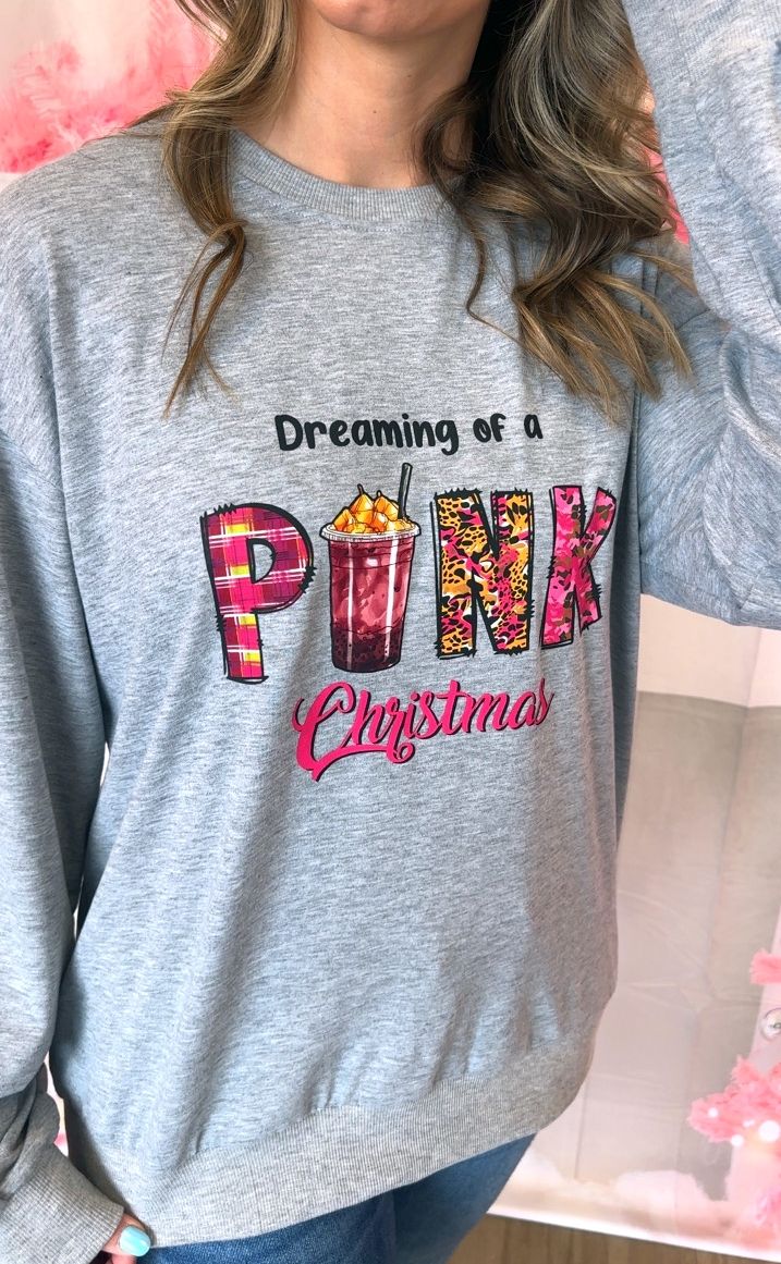 Pink Christmas Crewneck