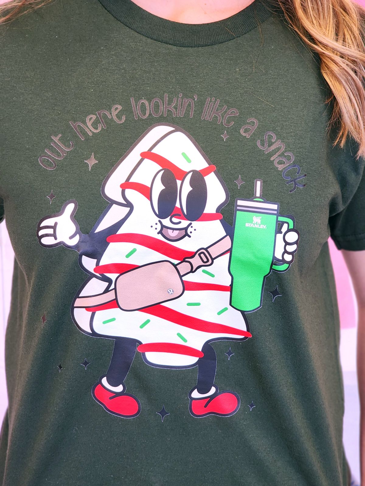 Lookin' Like a Snack Christmas Tee