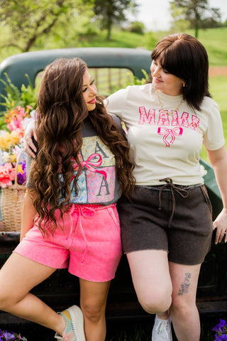 MAMA Flower Tee with bow