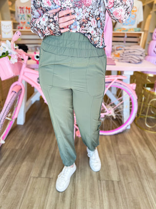 Simply Chic Olive Joggers