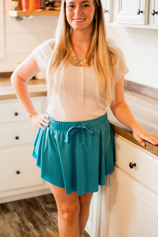 Draw String Skort