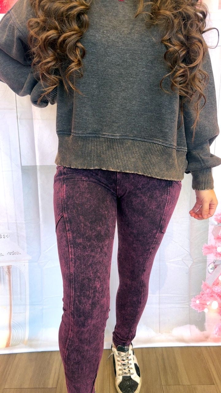 Mineral Wash Leggings