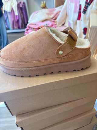 Cozy Stroll Suede Clog