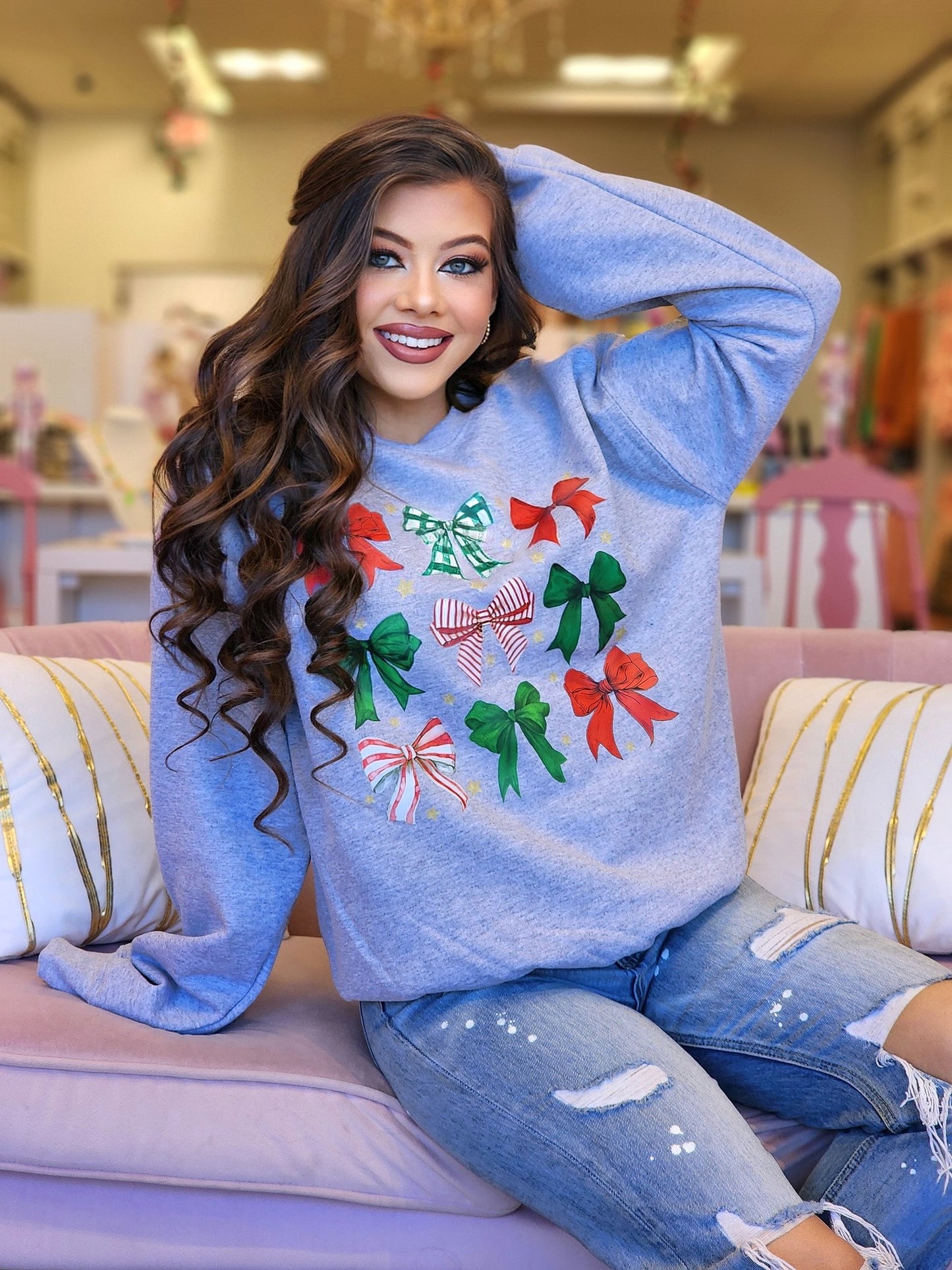 Coquette Christmas Crewneck