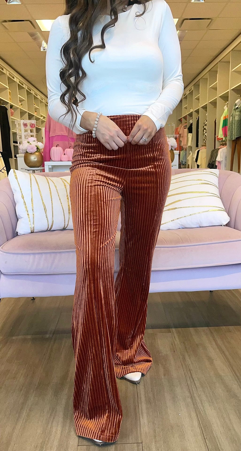 Daisy Fit and Flare Pants