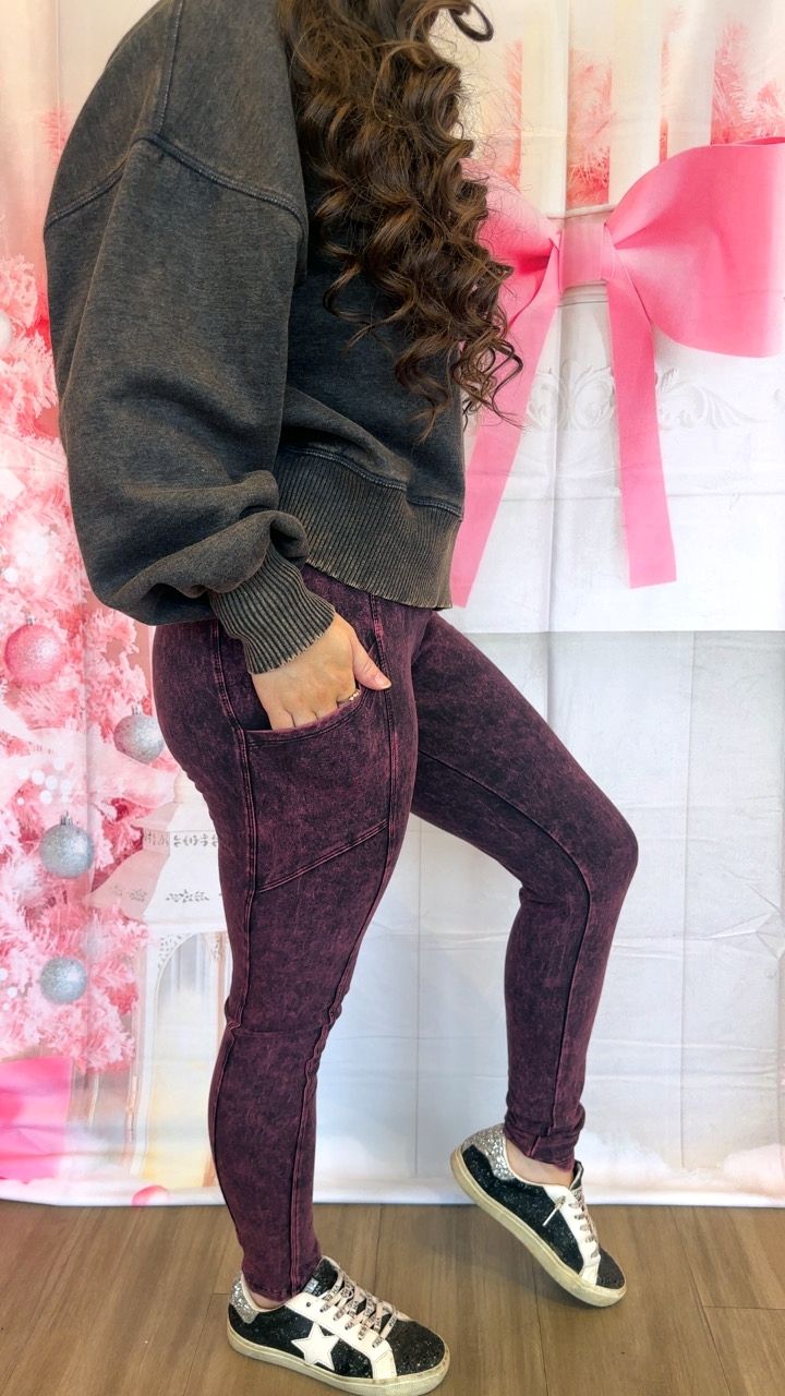 Mineral Wash Leggings