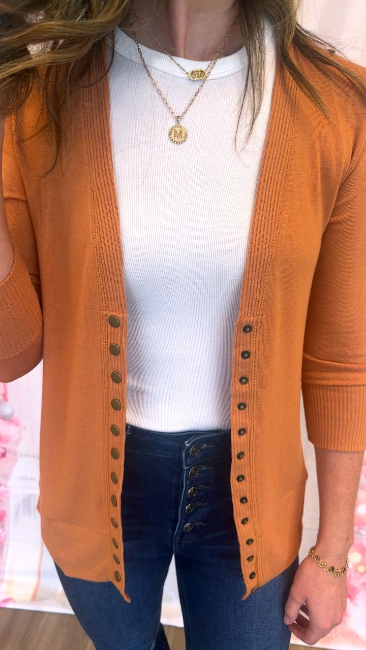 Snap Button Cardi